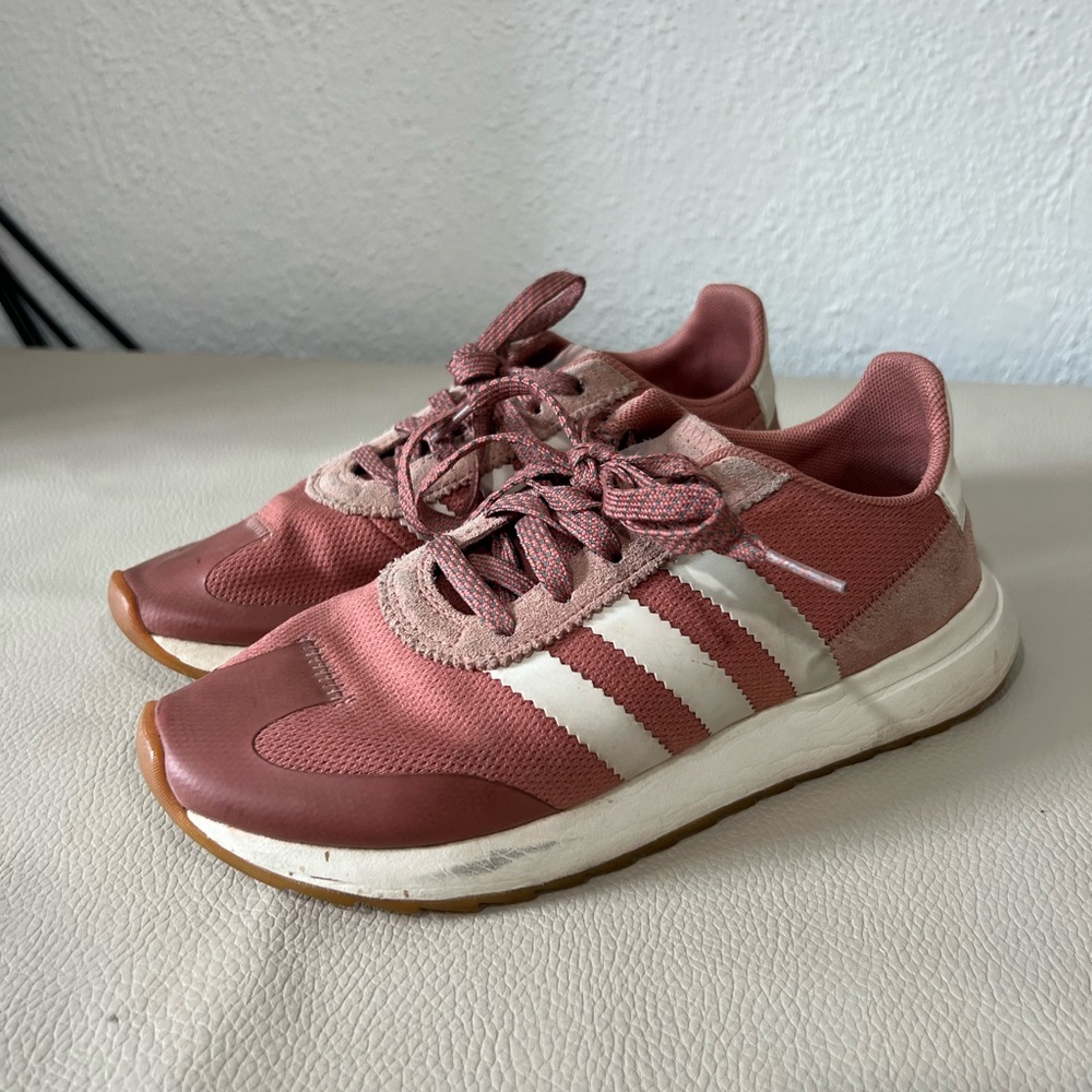 🌻Adidas Womens Flashback BY9301 Rose  Pink Running Shoes Sneakers Size 6.5